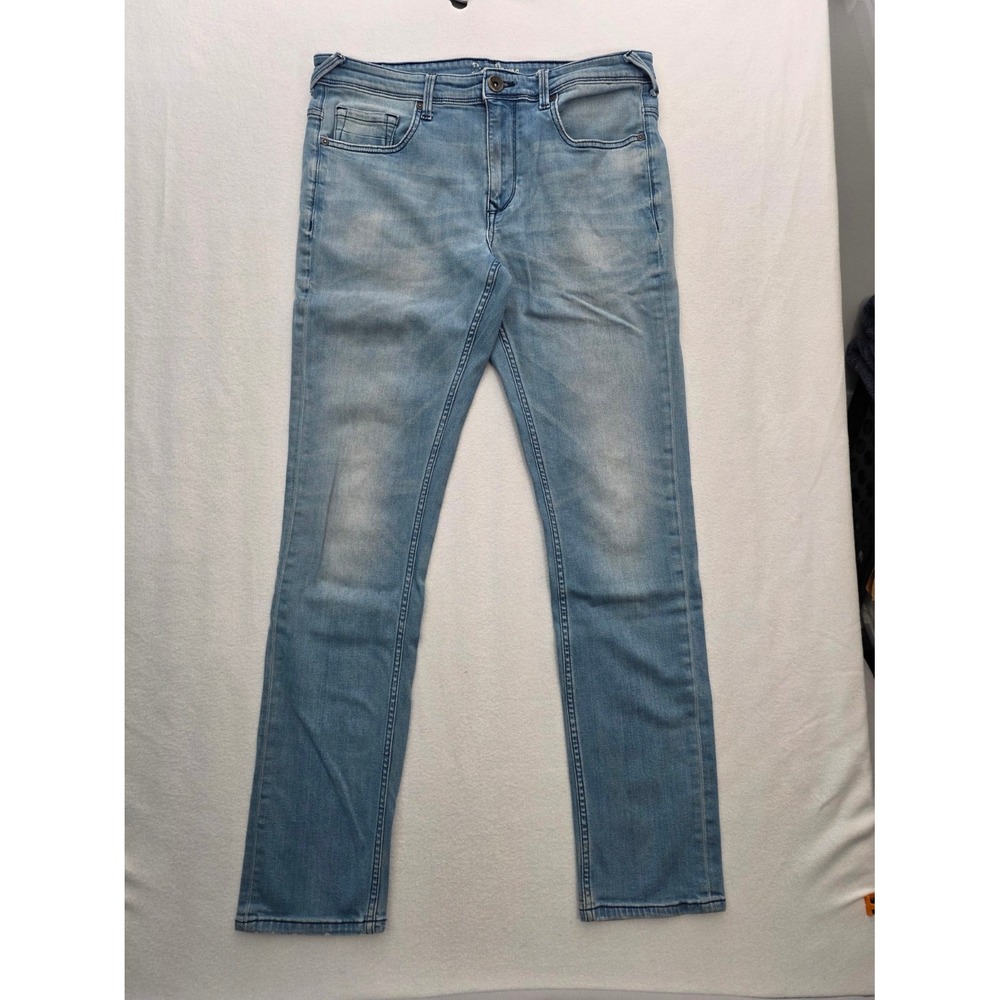 Pepe Jeans Benico Soho Slim Jeans 34/34 Light Wash Cotton Stretch Casual Y2K